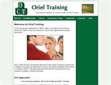 Tablet Screenshot of orieltrain.com
